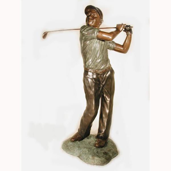 Bronze Golfer ( full swing ) - Click Image to Close