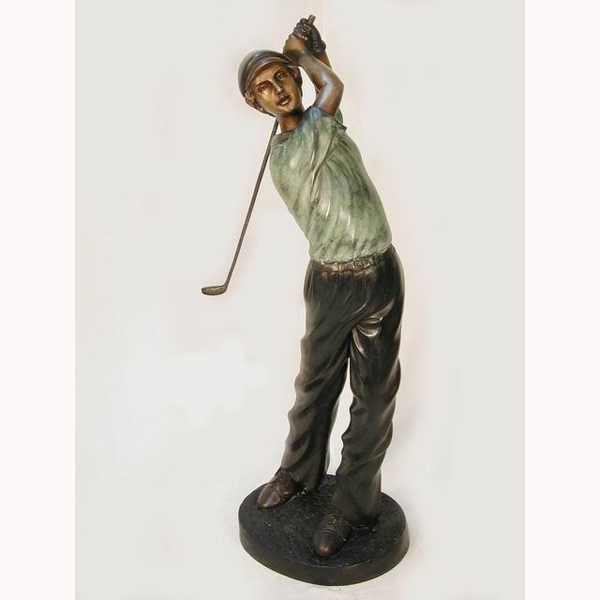 Bronze Golfer - Fore - Click Image to Close