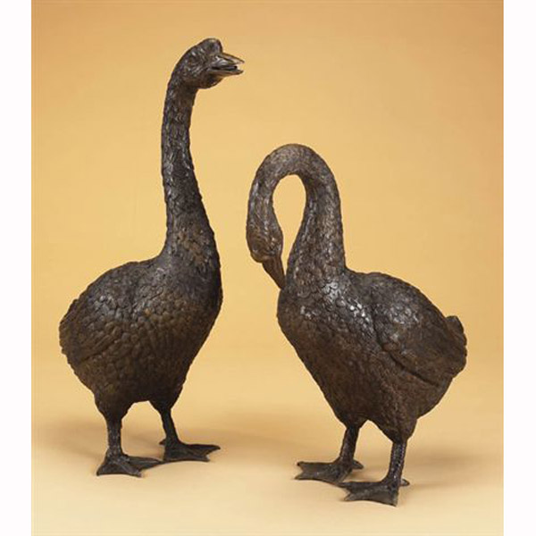 Bronze Pair of Geese