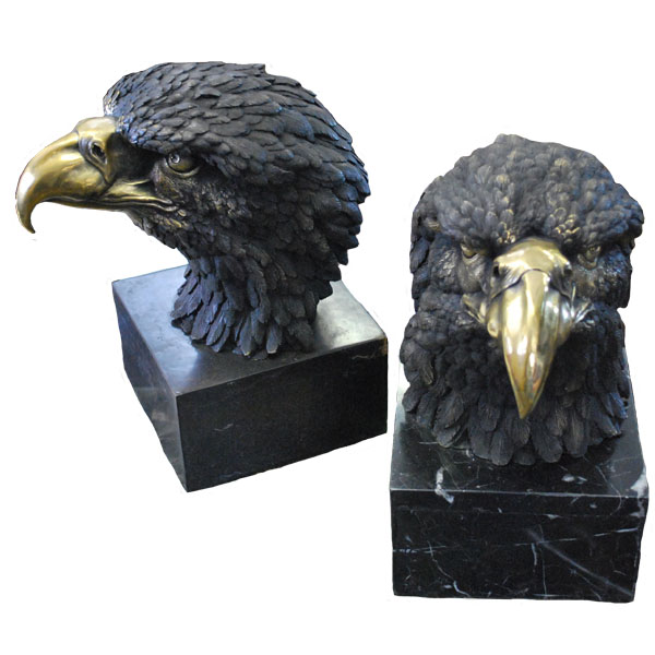 Bronze Eagle BookEnds - Click Image to Close