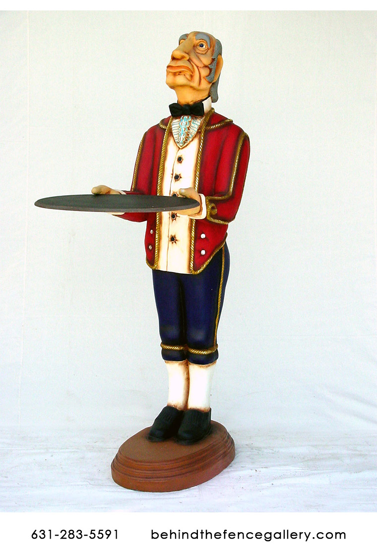 Royal Butler Statue - Click Image to Close