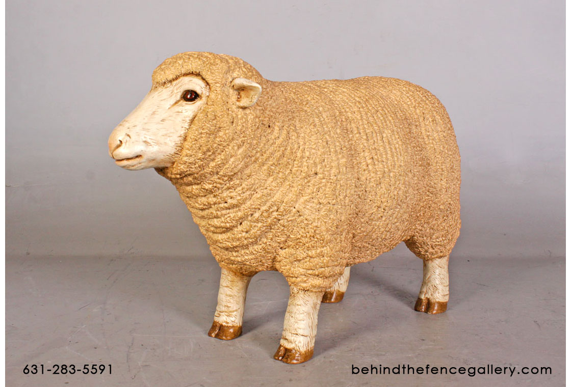 Small Merino Lamb Statue