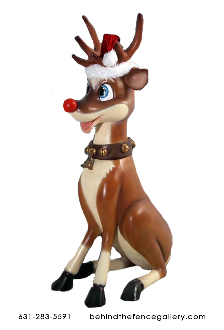 Funny Reindeer with Non Light Up Nose