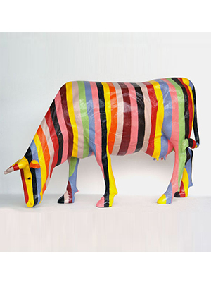 Rainbow Cow (with or without Horns) - Click Image to Close