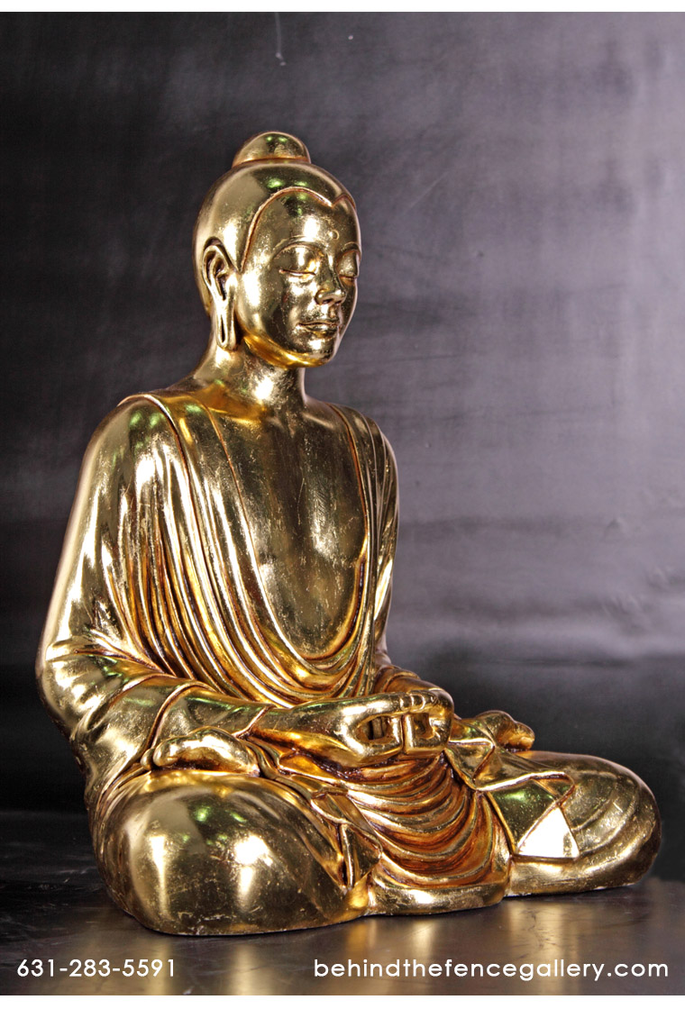 Sitting Gold Buddha Statue
