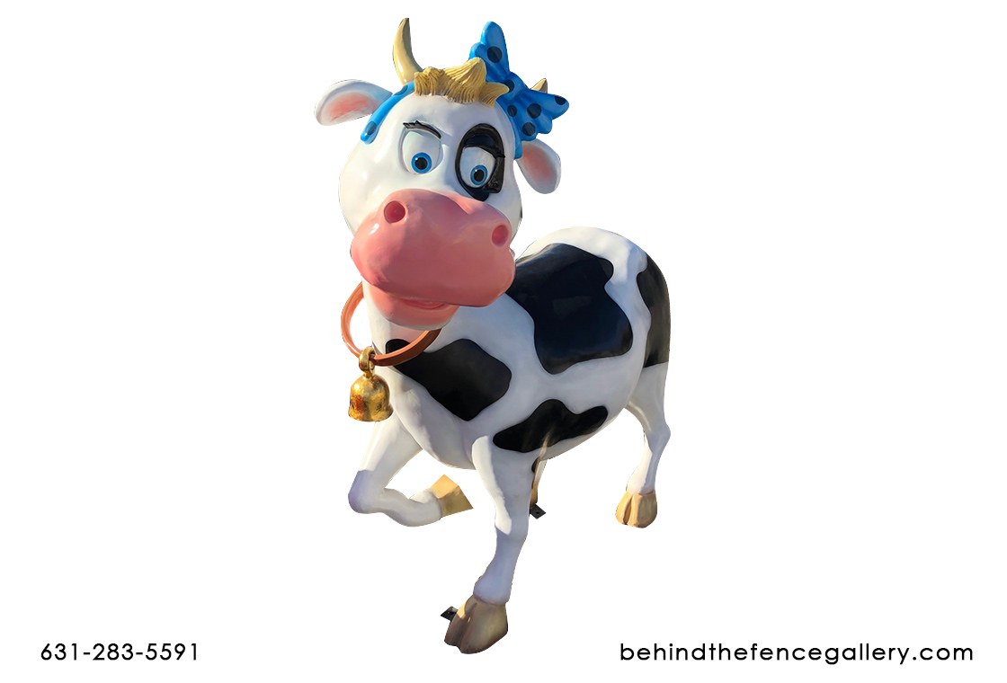 Teenage Cow Statue