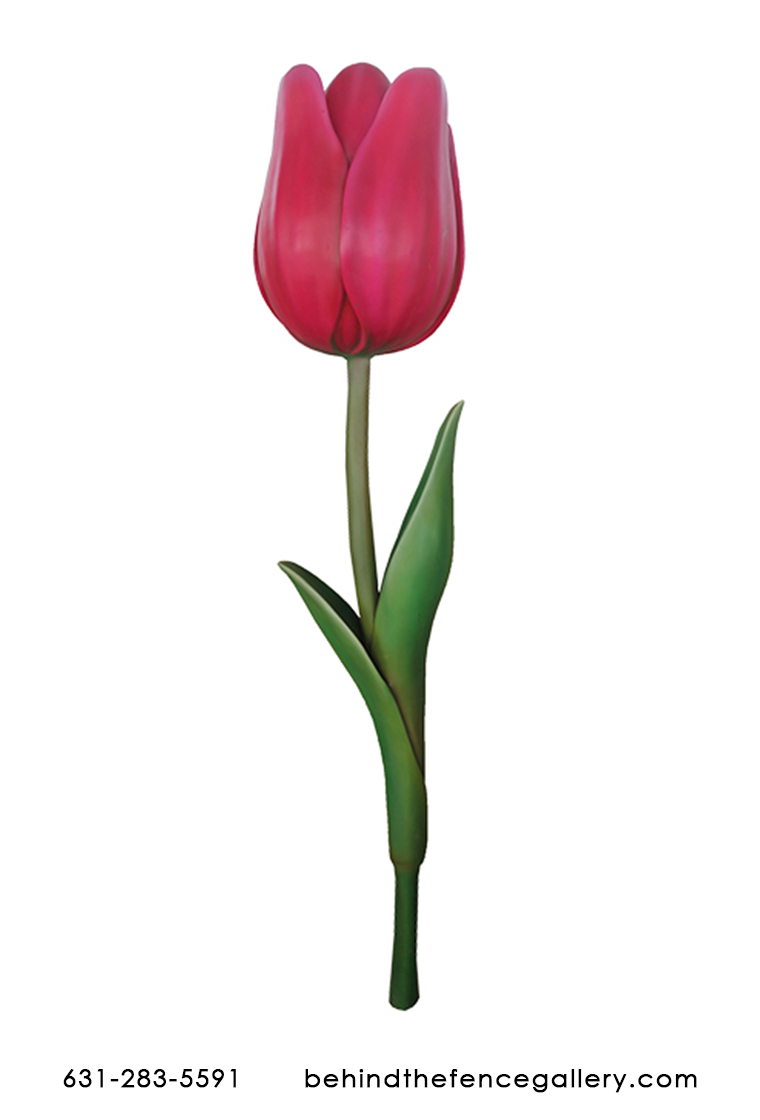5ft. Tulip Flower Garden Statue