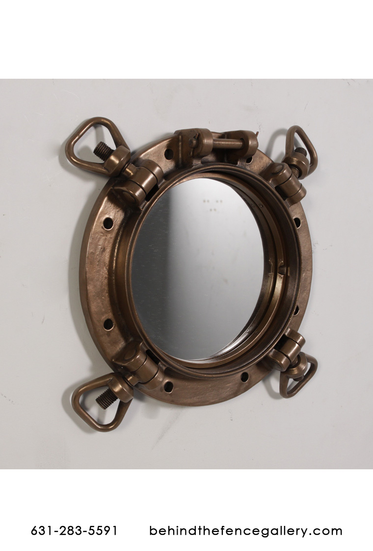 WWII US Navy Porthole Mirror 15 \'\'
